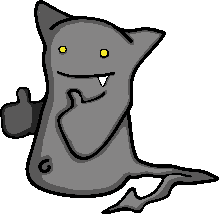 demon giving a thumbs up